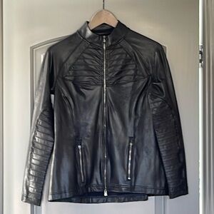 NWOT Spanx Moto Jacket Black Size Medium
